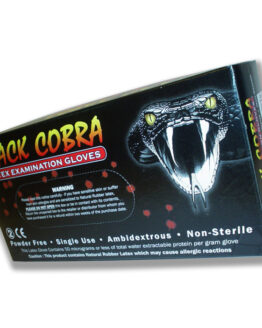 Black Cobra Gloves Latex