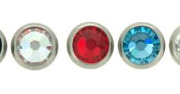 Dermal Anchor Flat Gem Top