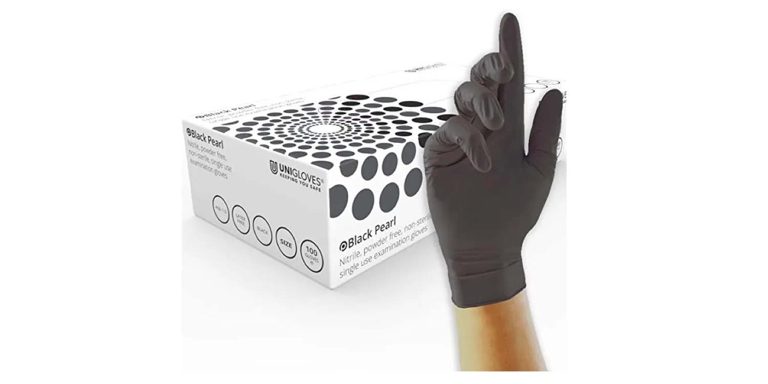 Unigloves-black-pearl-nitrile Unigloves-black-pearl-nitrile