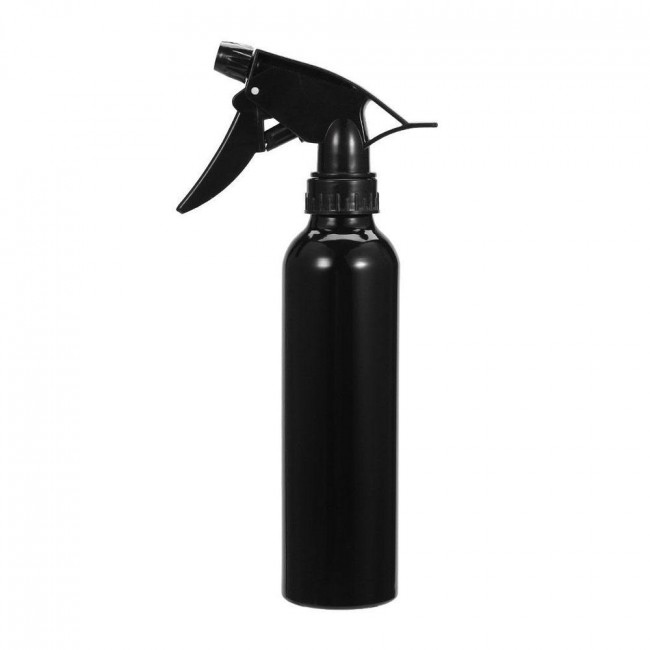 Aluminium Spray Bottle Jet Black 8oz 230ml
