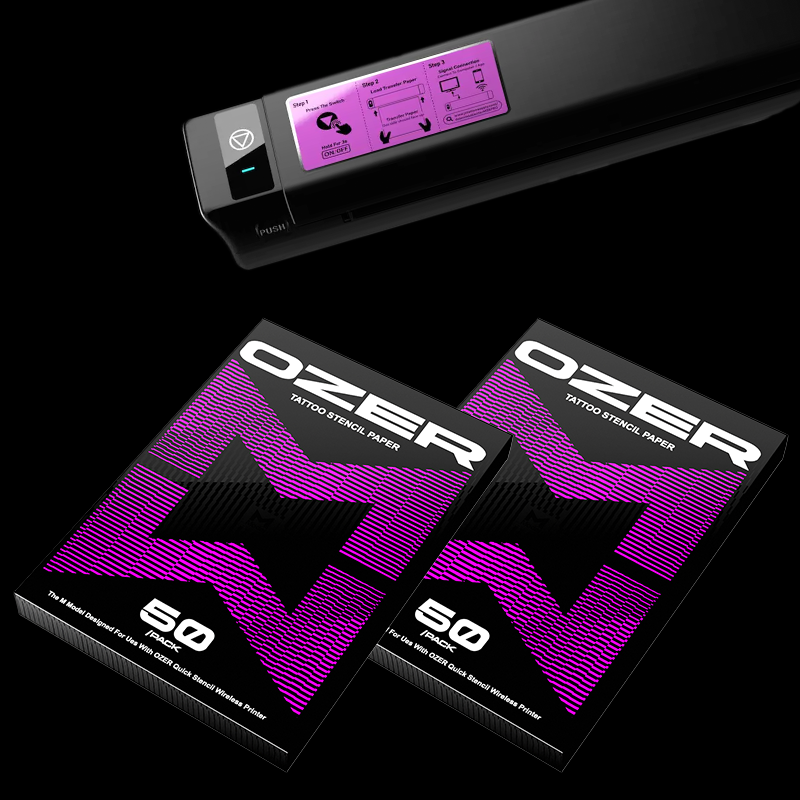 Ozer m-Model bundle - ozer printer and 2 x thermal paper - saviour tattoo supplies