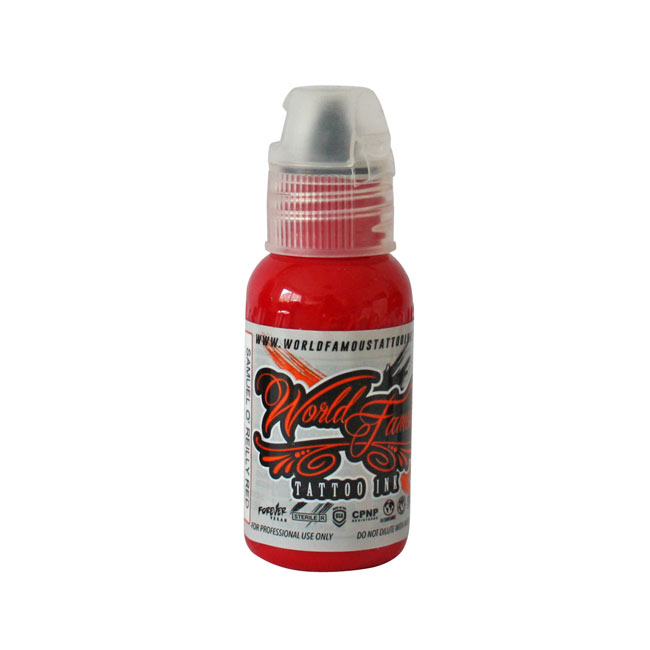World Famous Ink Samuel O’Reilly Red 30ml 1oz - saviour tattoo supplies