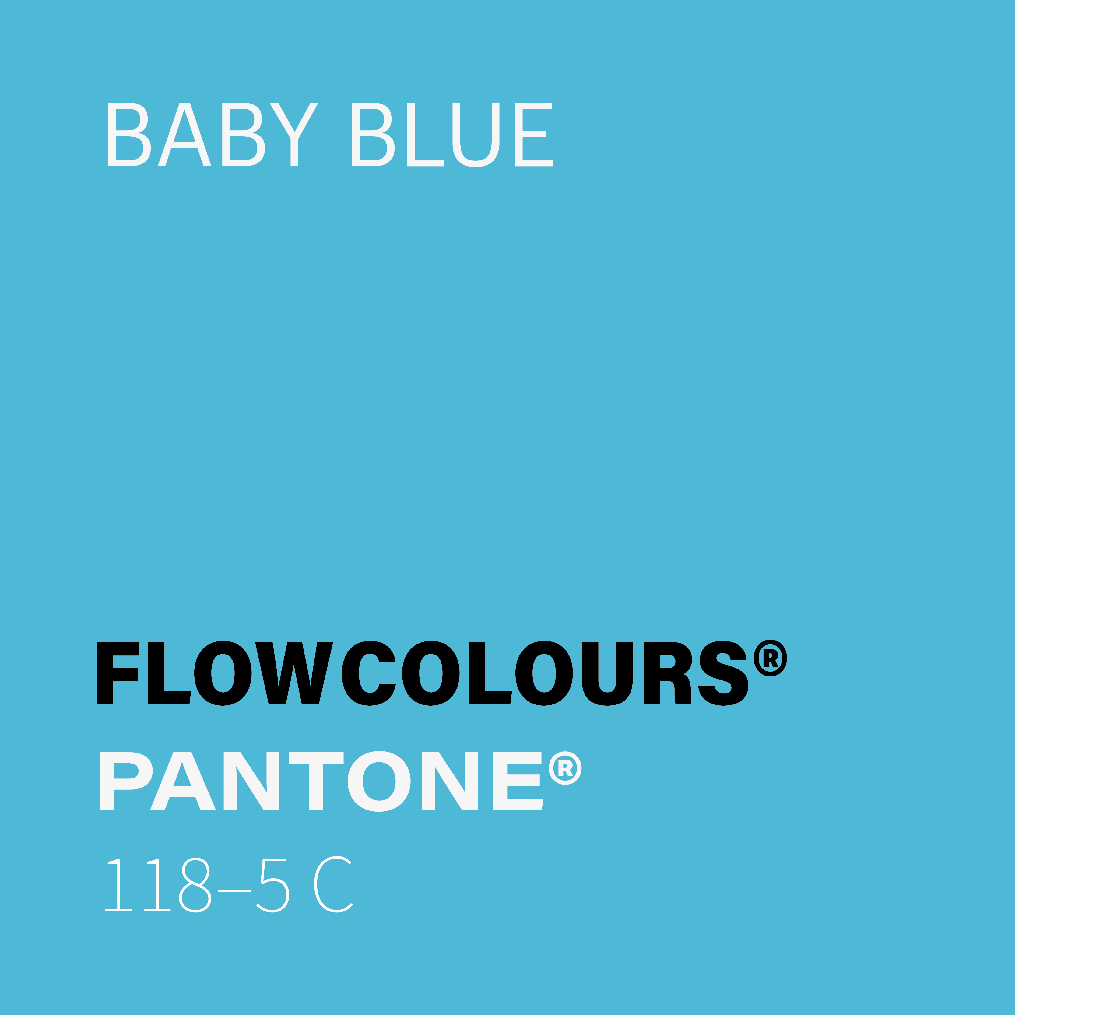 BABY BLUE FLOWCOLOURS TATTOO INK PANTONE