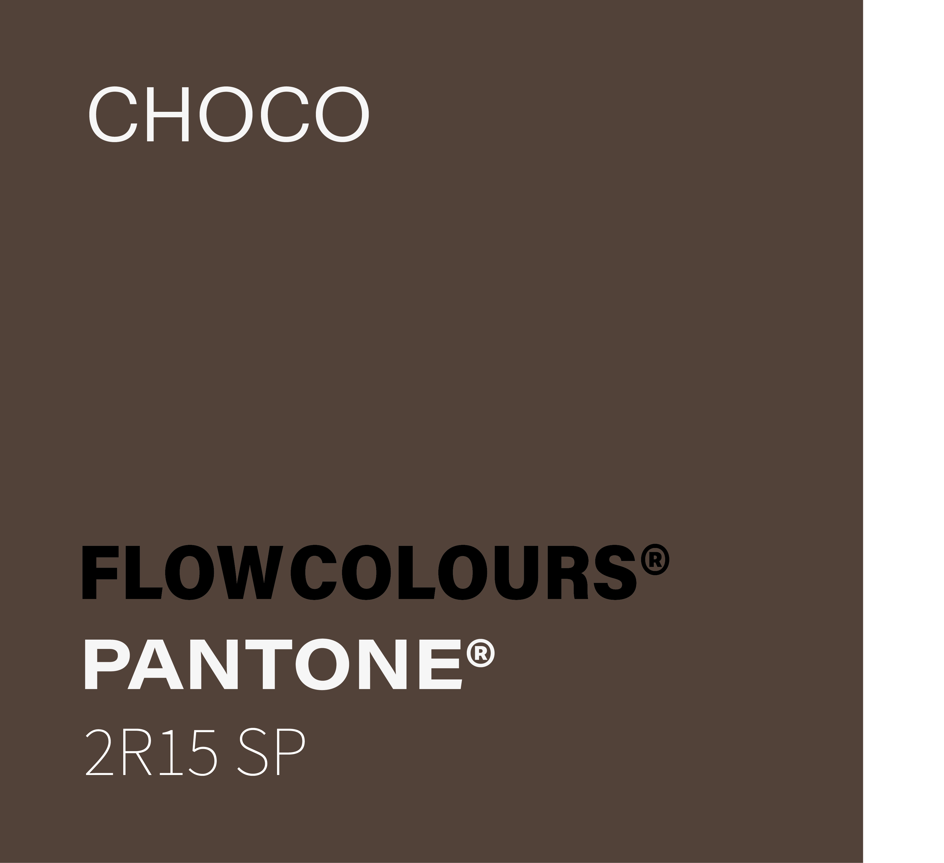 CHOCO FLOWCOLOURS TATTOO INK PANTONE