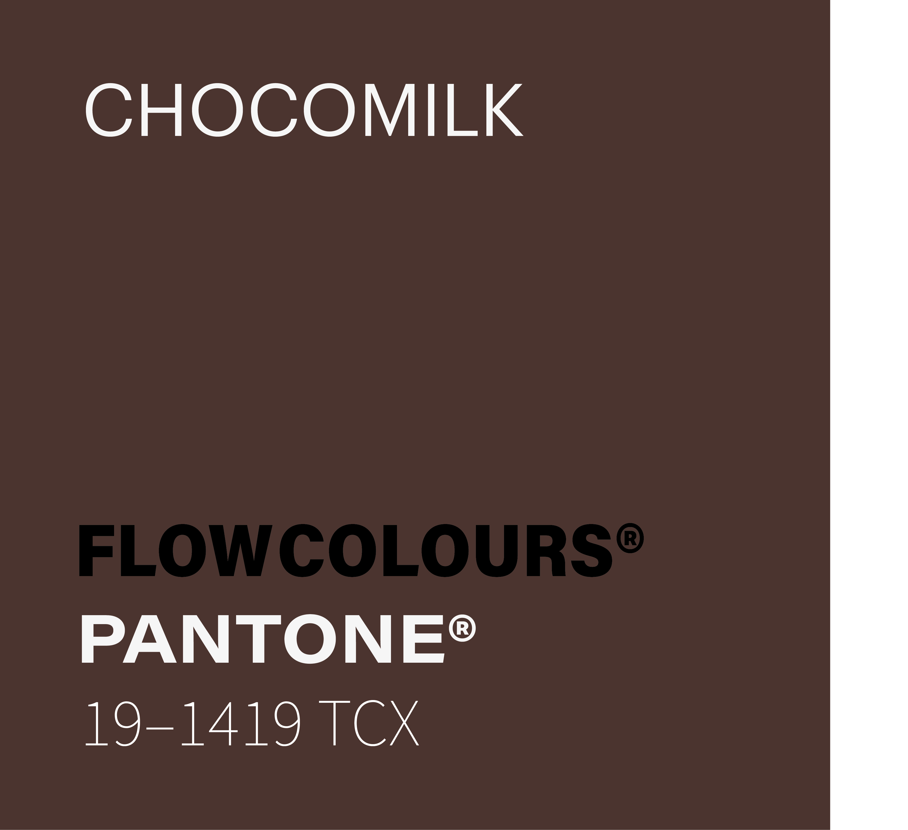 CHOCOMILK FLOWCOLOURS TATTOO INK PANTONE