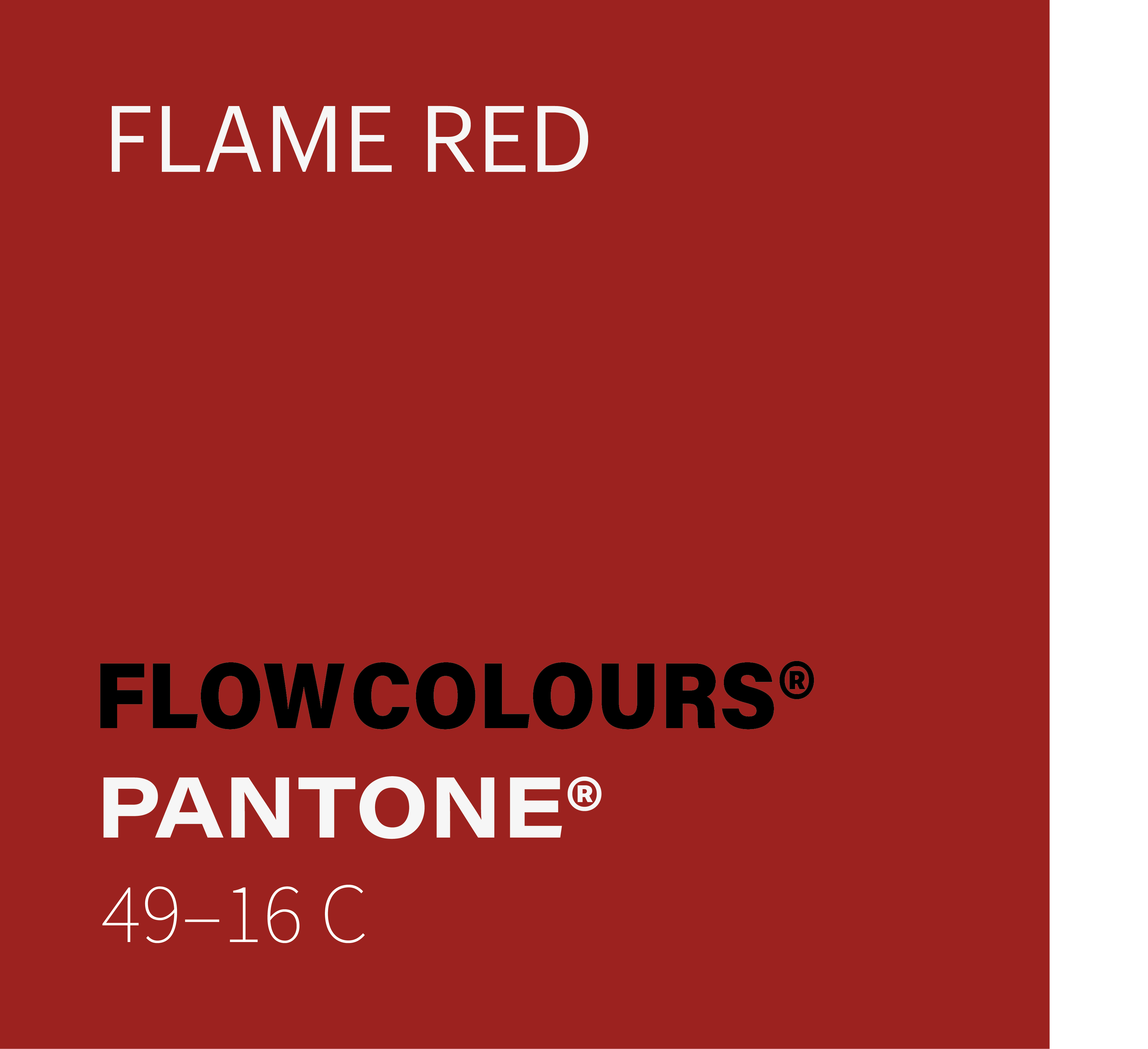 FLAME RED FLOWCOLOURS TATTOO INK