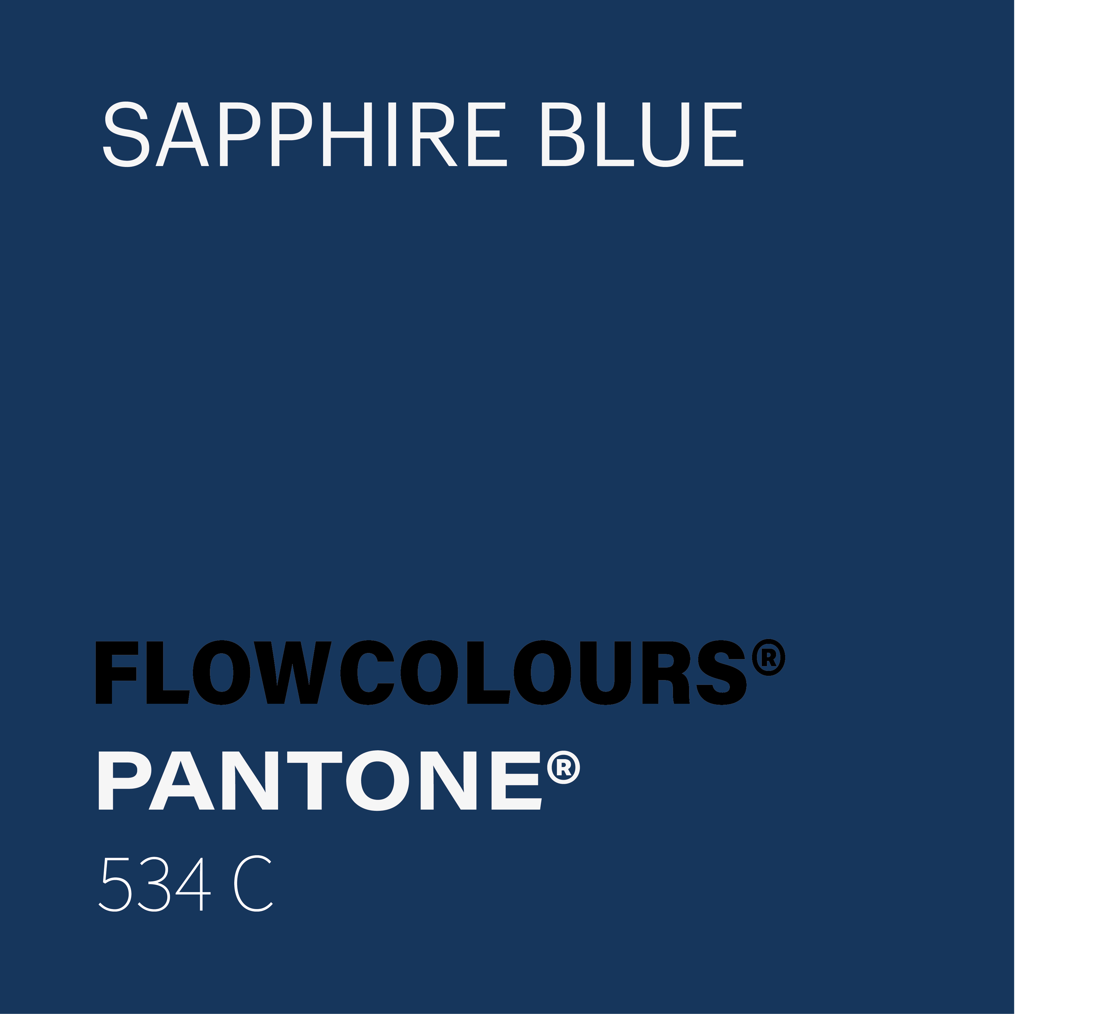 SAPPHIRE BLUE FLOWCOLOURS TATTOO INK