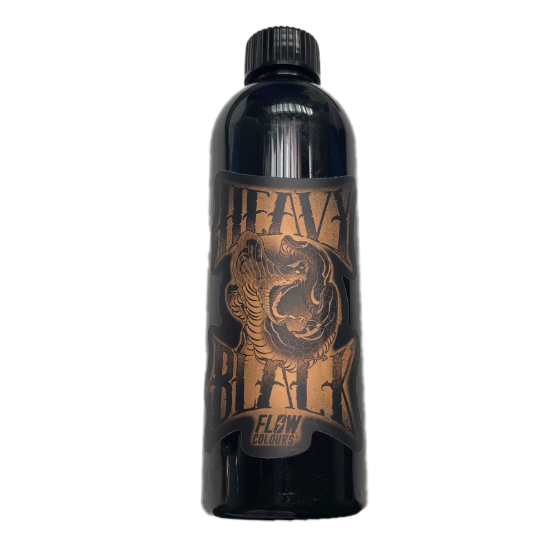 original heavy black - flow colours 250ml original heavy black - flow colours 250ml - saviour tattoo supplies