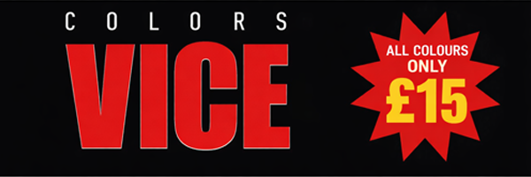 Vice Colors - only £15 banner - saviour tattoo supplies