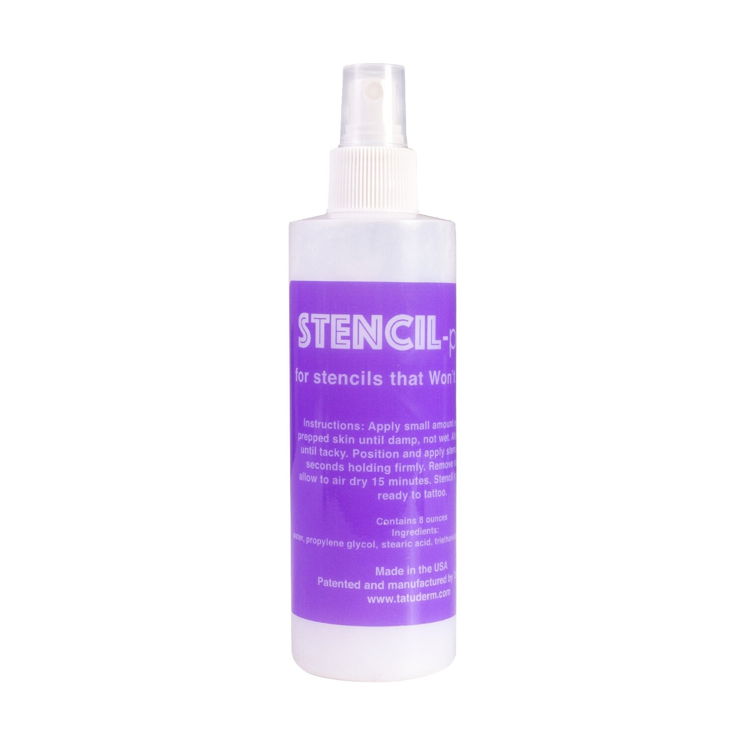 Inkjet Stencils prep spray 240ml bottle for tattoo stencil application