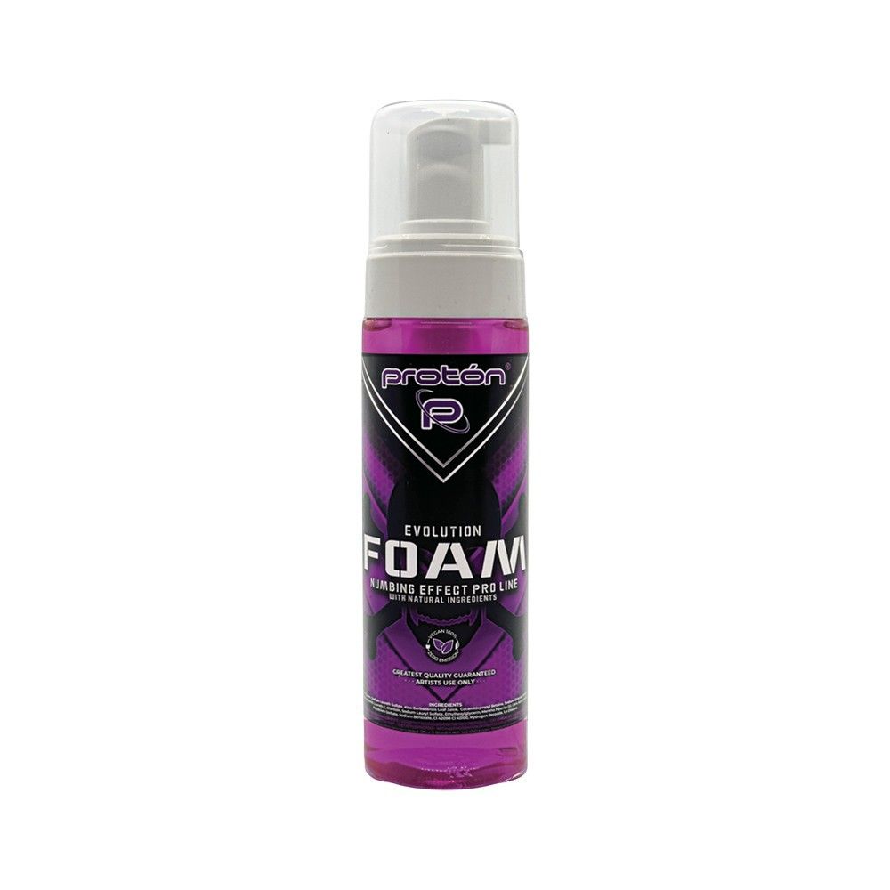 Proton Evolution Foamer Numbing Effect 220ml Tattoo Foam - saviour tattoo supplies