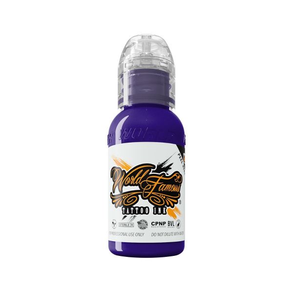 • world famous ink purple kush 30ml tattoo ink bottle - saviour tattoo supplies