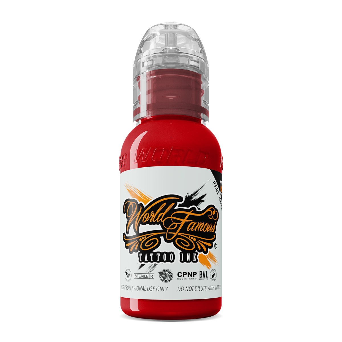 World Famous Ink Maks Kornev Open Wound 30ml tattoo ink bottle bright red blood colour set - saviour tattoo supplies
