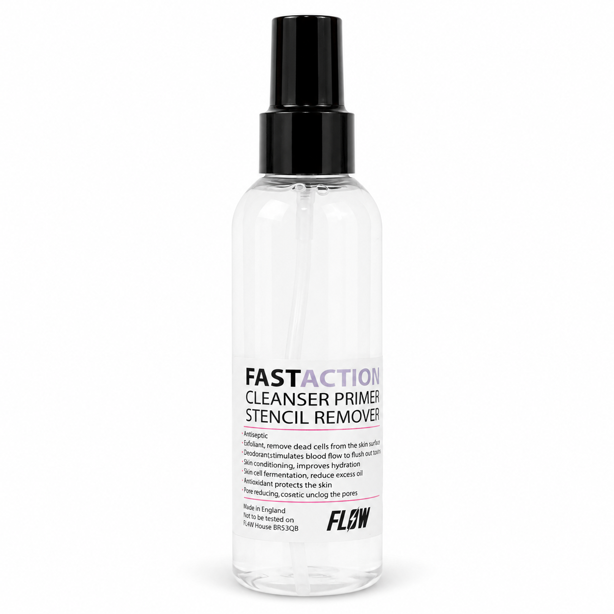 Flow Fast Action Cleanser Primer & Stencil Remover 250ml - Saviour Tattoo Supplies
