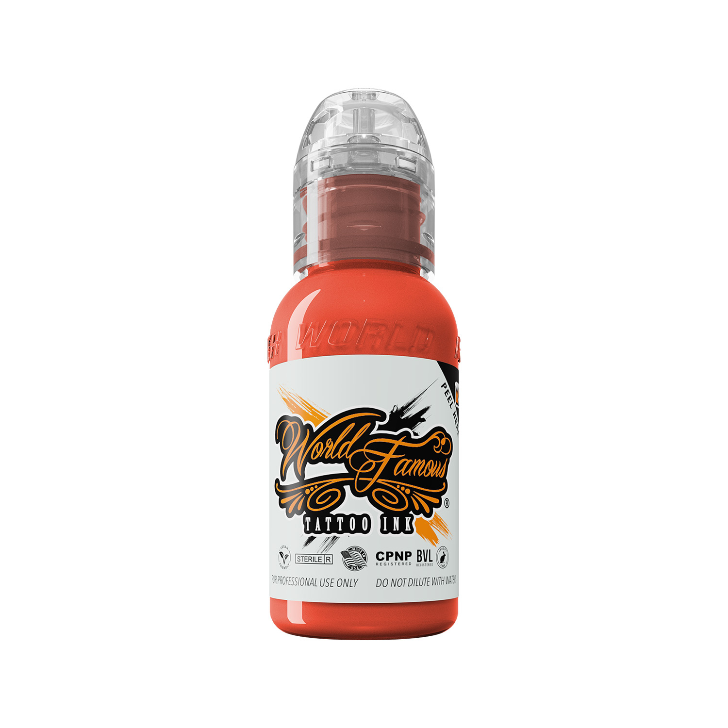 World Famous Ink Bora Bora Peach (30ml / 1oz) - Saviour Tattoo Supplies