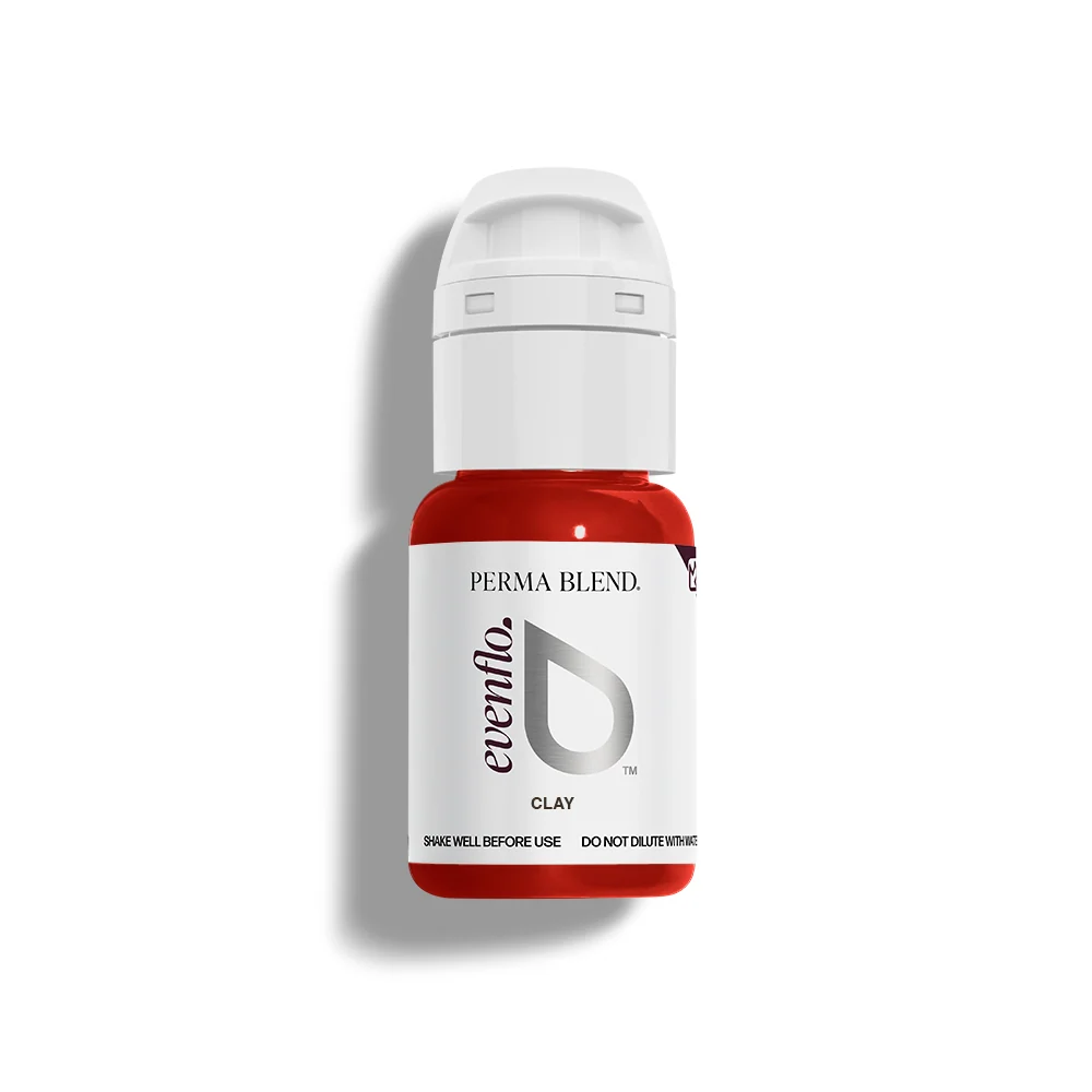 Perma Blend Evenflo Clay lip pigment in a 15ml bottle