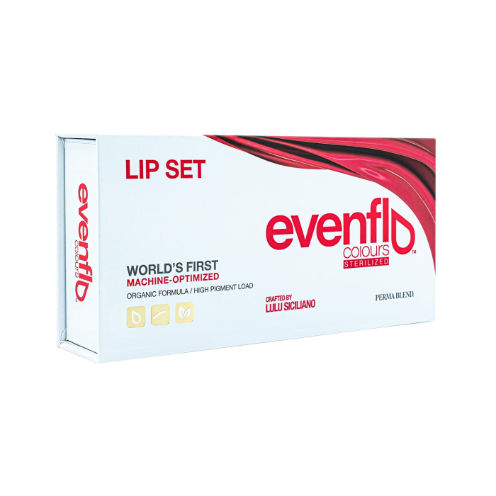 Perma Blend Evenflo Lips Set with five 15ml pigment bottles