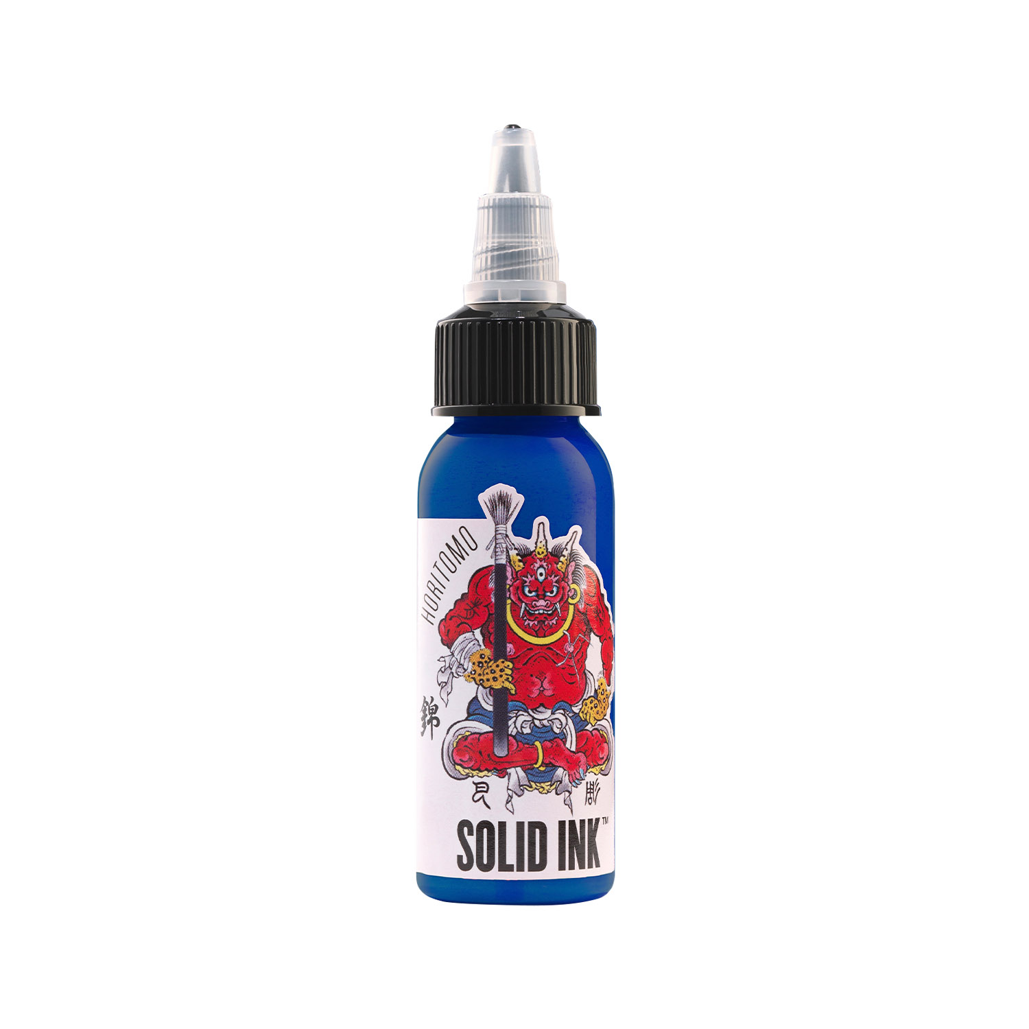 Solid Ink Horitomo Gunjo 30ml deep blue Japanese tattoo ink - Saviour Tattoo Supplies
