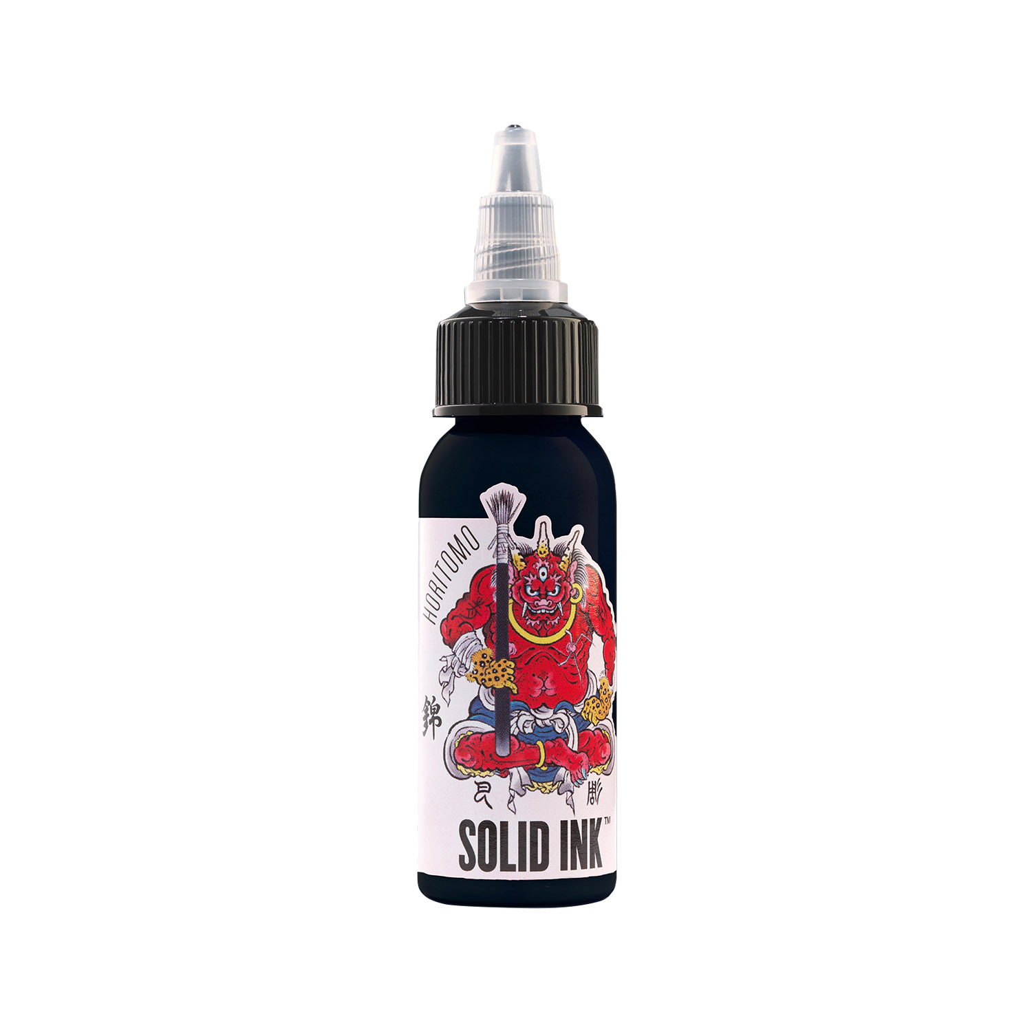 Solid Ink Horitomo Fudo Blue Black 30ml Japanese tattoo ink - Saviour Tattoo Supplies