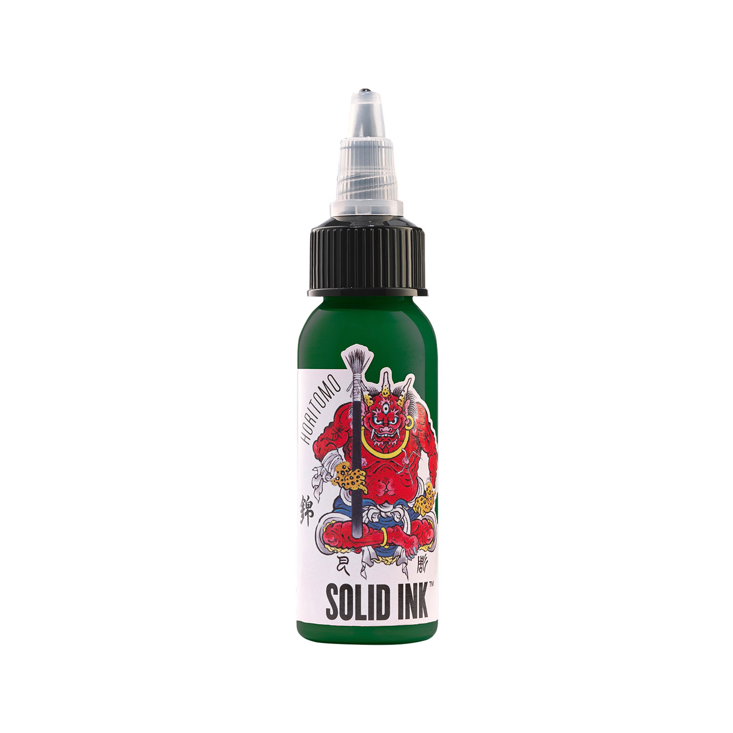 Solid Ink Horitomo Moegi 30ml traditional green Japanese tattoo ink - Saviour Tattoo Supplies